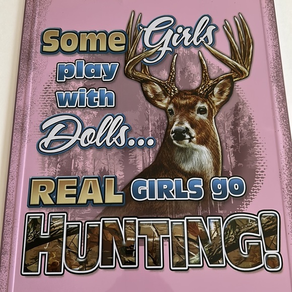 BUCK WEAR || Metal Hunting Sign - 11.9” W x 16.5” H - Picture 3 of 6